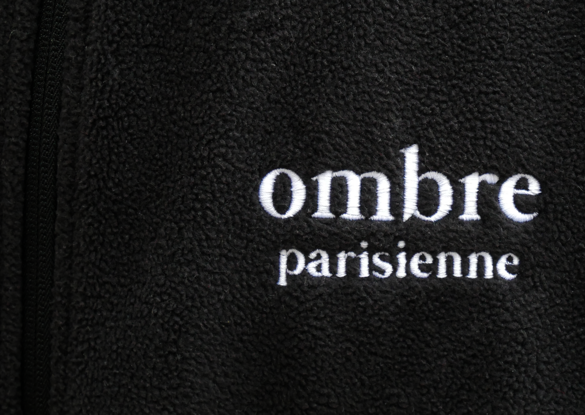 Fleece Jacket Ombre Parisienne - Black - Ombre Parisienne