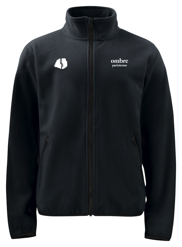 Fleece Jacket Ombre Parisienne - Black - Ombre Parisienne