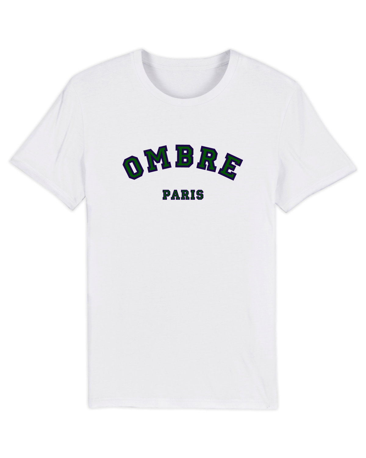 T-shirt College - White - Ombre Parisienne