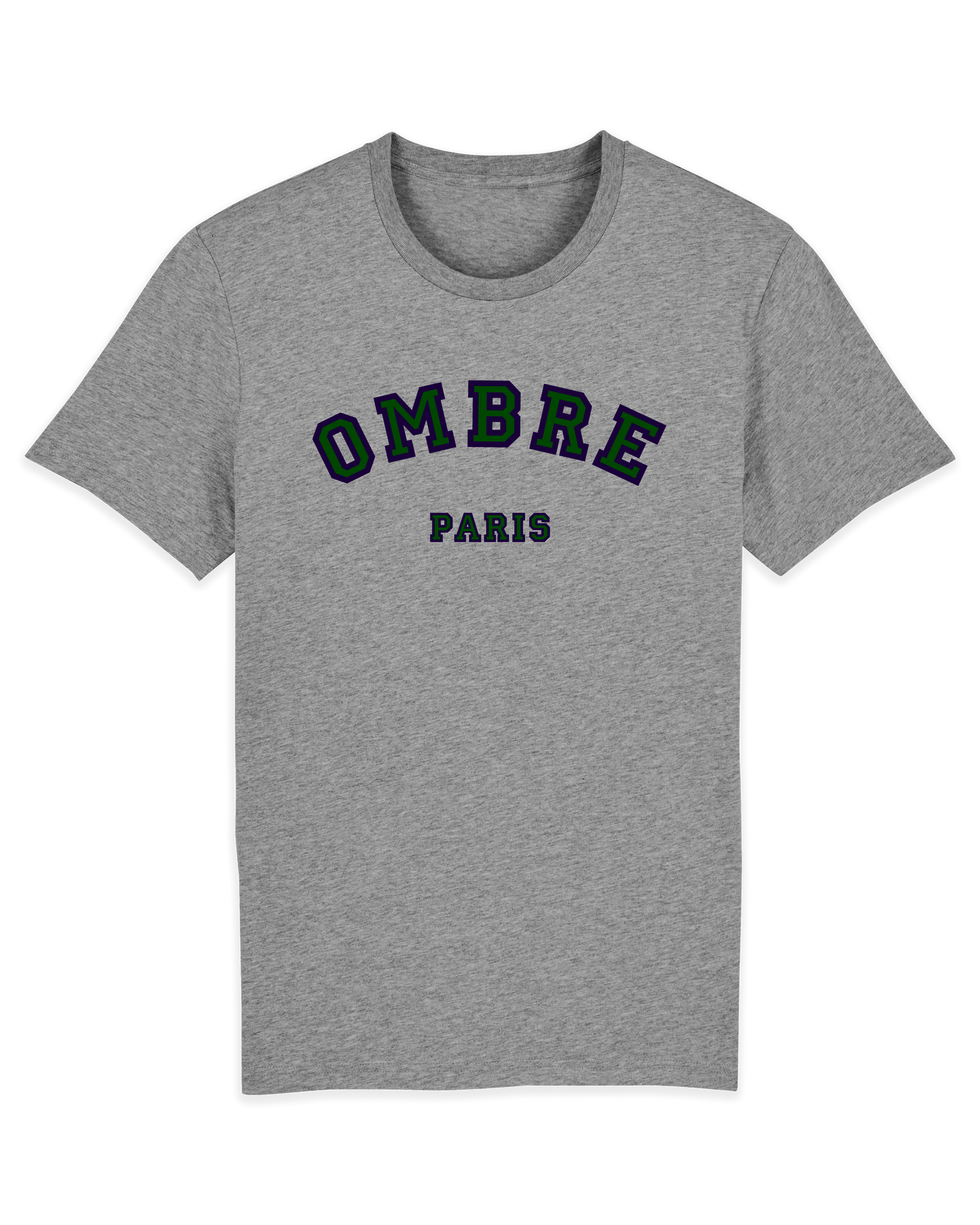 T-shirt College - Heather Grey - Ombre Parisienne