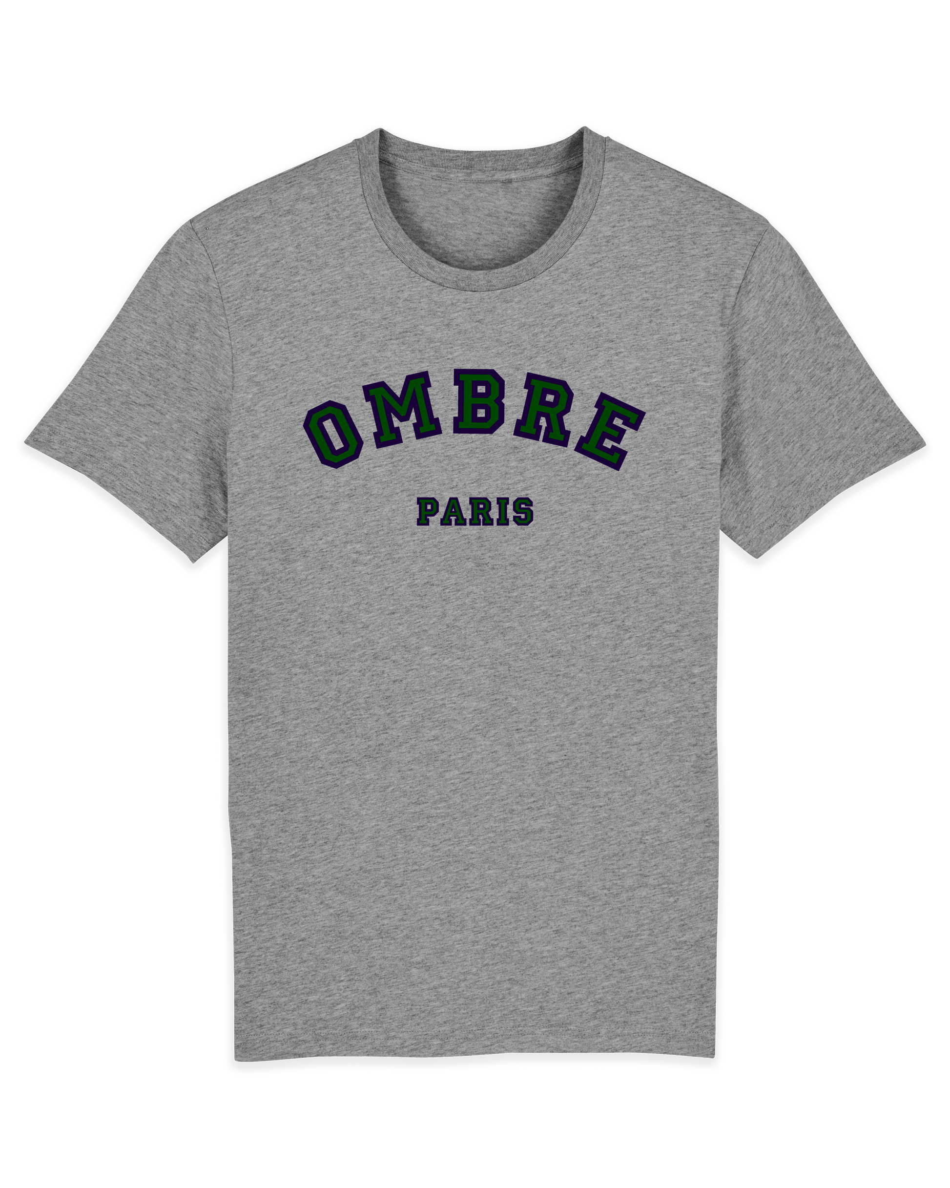 T-shirt College - Heather Grey - Ombre Parisienne